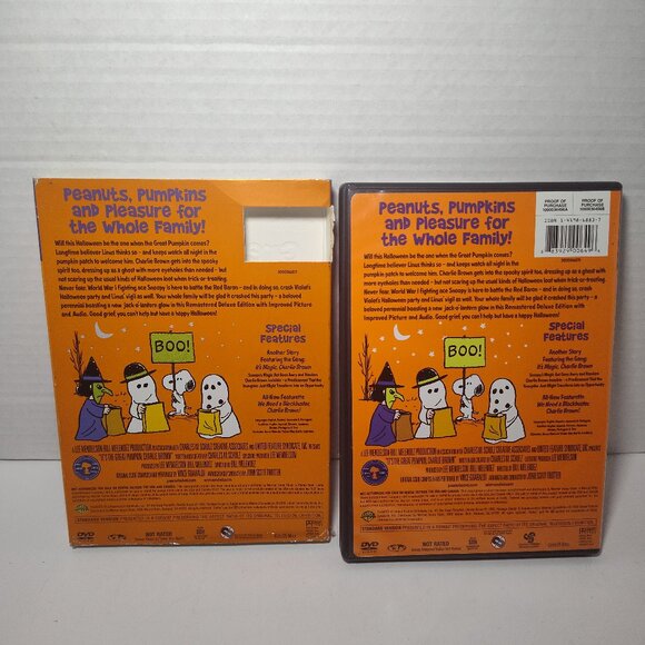 It's the Great Pumpkin, Charlie Brown (Deluxe Edition) DVD w/sleeve - VERY GOOD - Picture 2 of 3